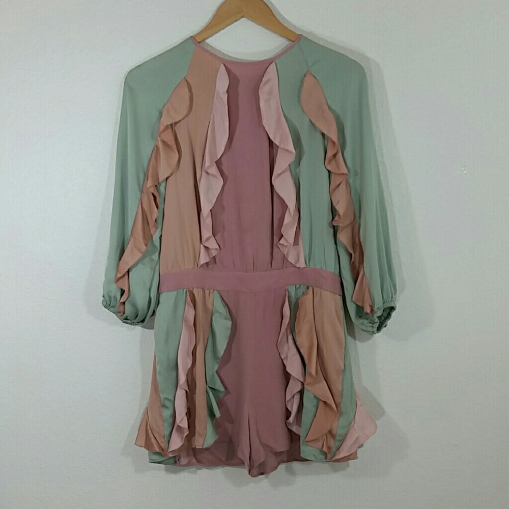 Alexis Winona Ruffled Womens Romper